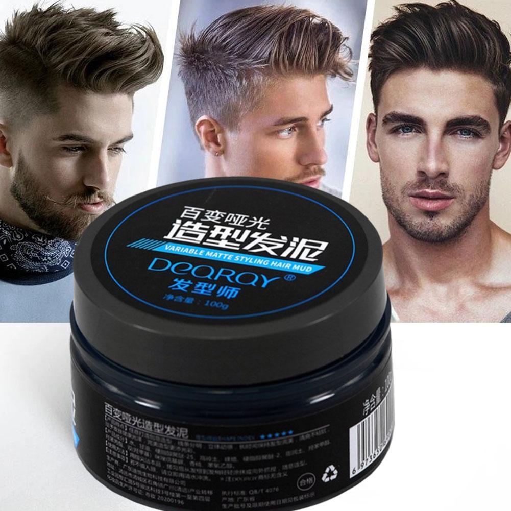 Men'S Grooming Gel - 남성용 헤어 스타일링 페이스트, 매트 마감