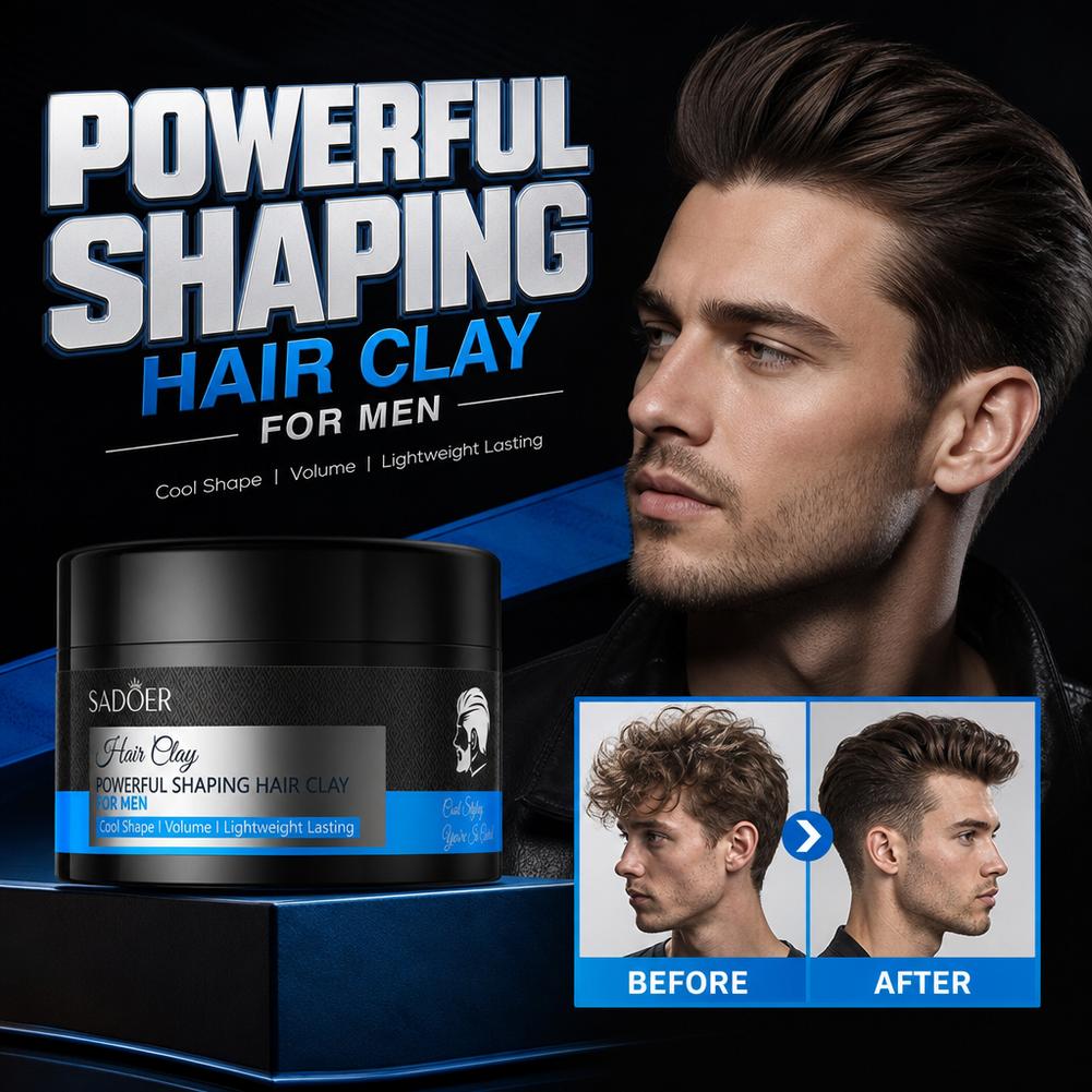 Pomade Hair Clay - 매트 헤어 스타일링 클레이 강력 고정