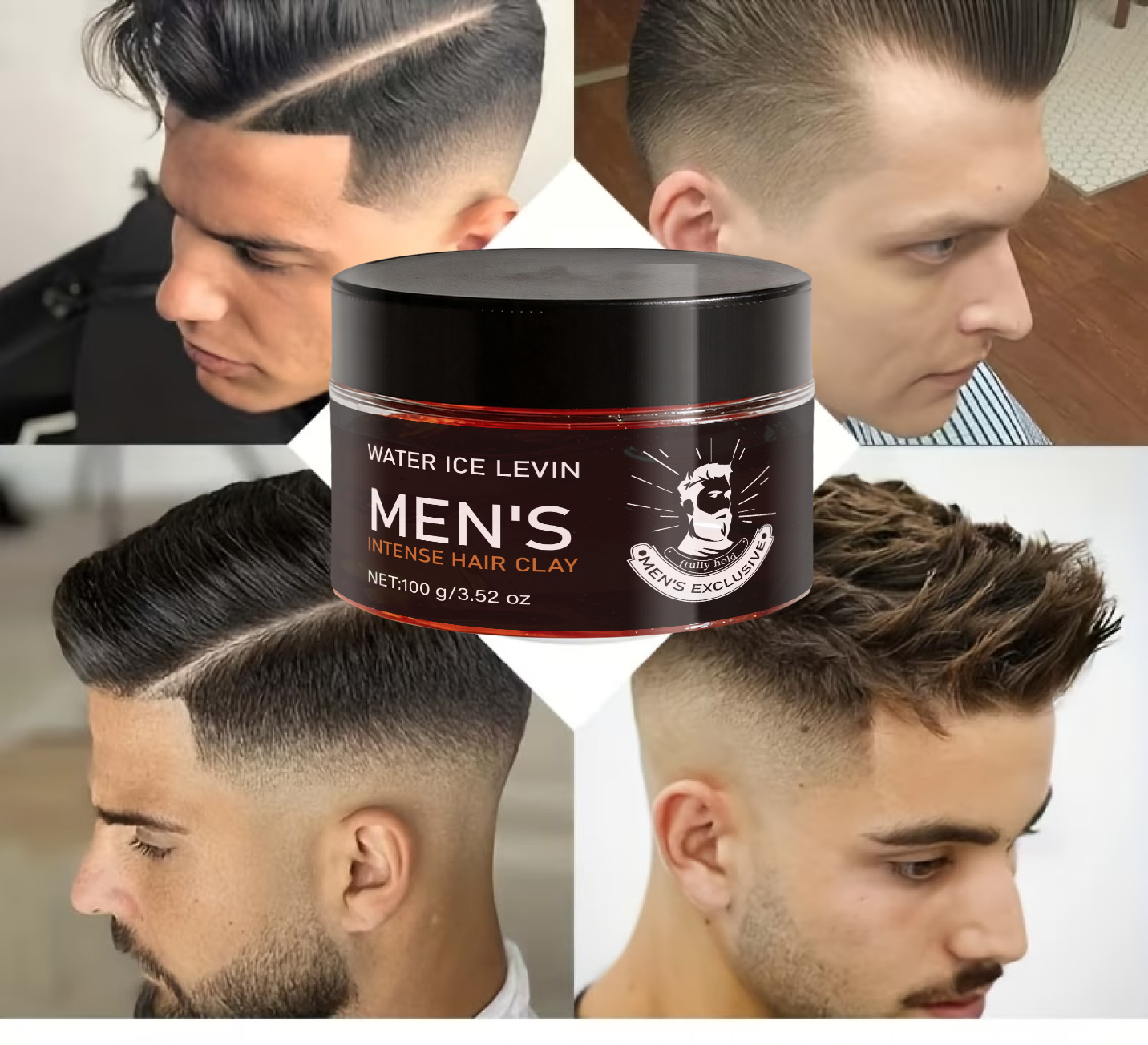 Pomade Hair Clay - 바이오틴 케라틴 함유 헤어 클레이 –