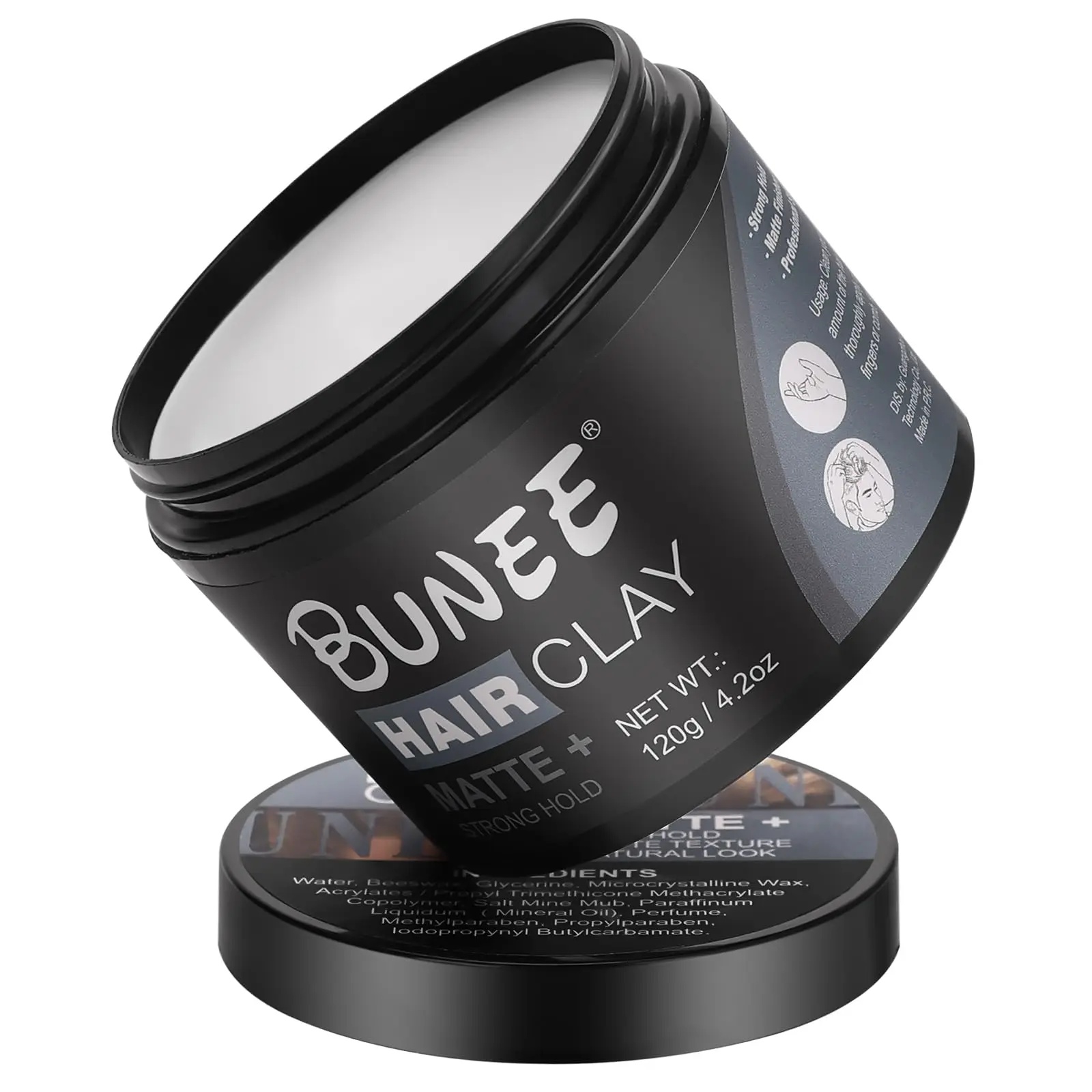 Pomade Hair Clay - 남성용 무광택 헤어 페이스트, 수성 무광택