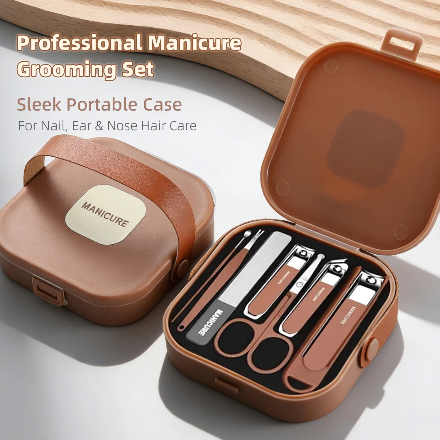 Nail Care Kit Mens - 네일 케어 키트 안티 스플래터 매니큐어