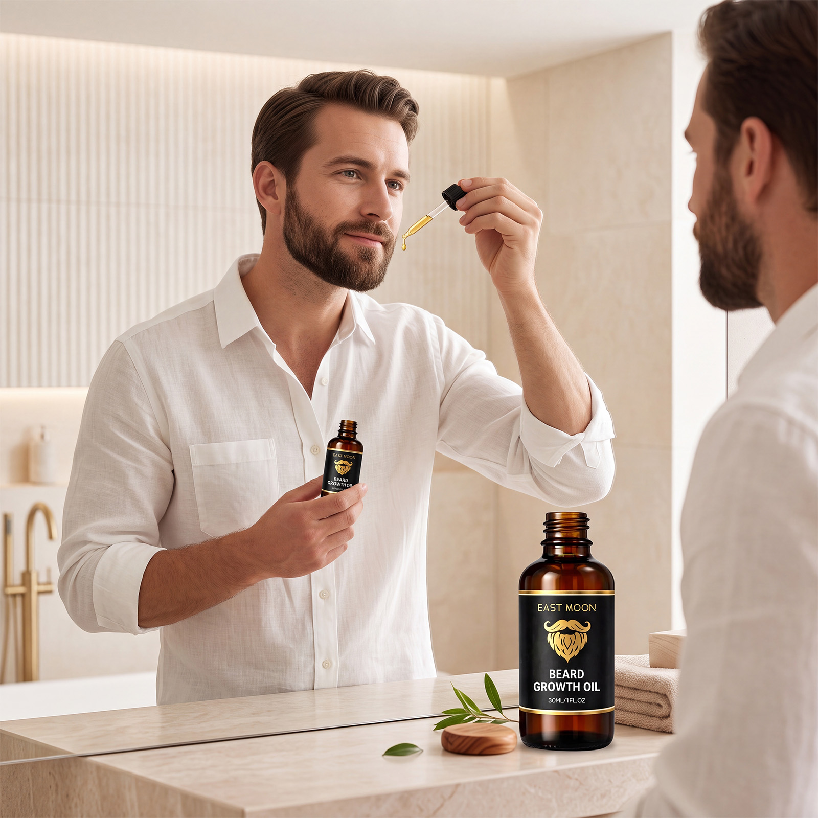 Men'S Grooming Products - 100% 천연 샌달우드 향 30ml 수염