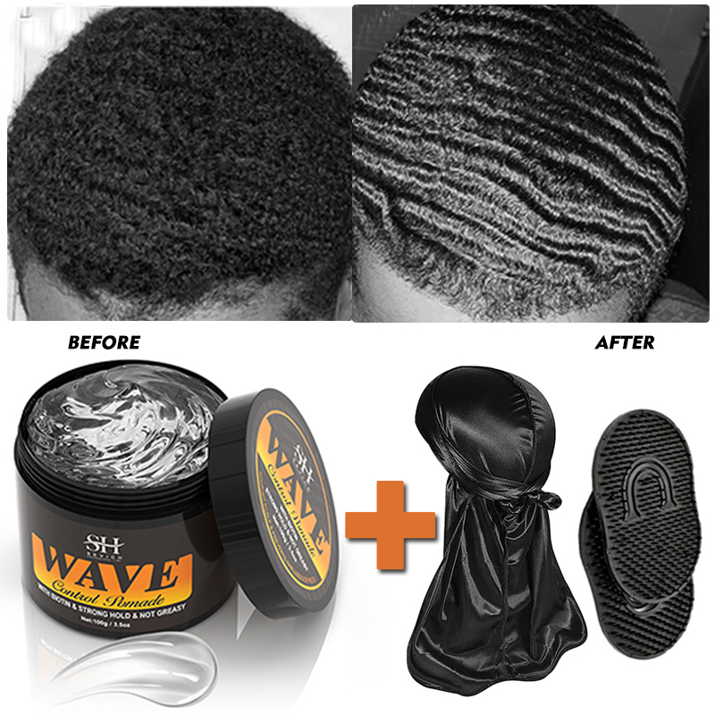 360 물결 모양의 곱슬 머리 컨트롤 젤 강력한 홀드  - Pomade Hair Clay 리뷰 및 가격