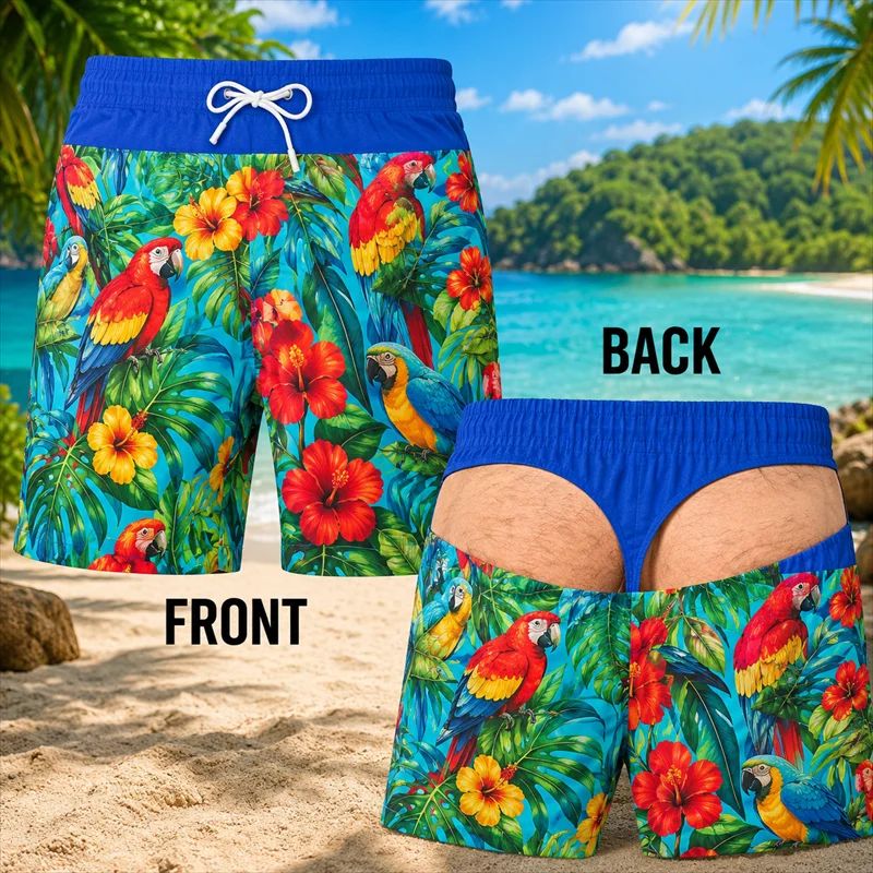 2026 남성용 펀 힙 프린트 수영복, 독창적이고 재미 - Men'S Grooming Products 리뷰 및 가격
