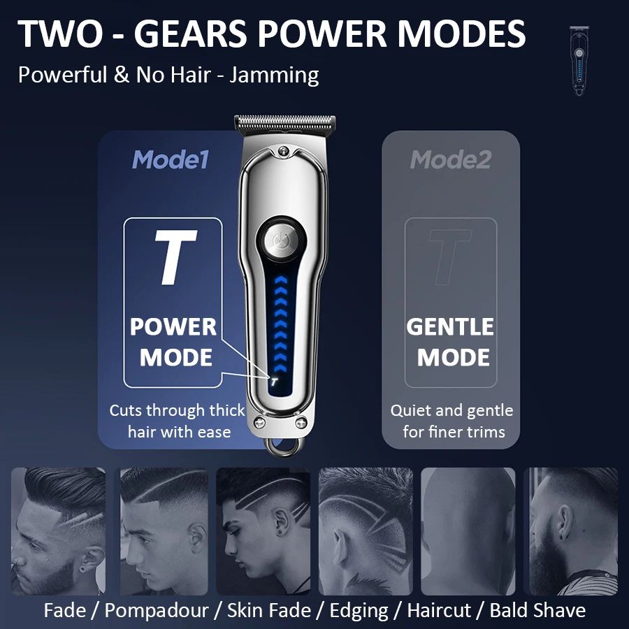 T-블레이드 헤어 클리퍼 미니 전기 트리머 2단 속도  - Beard Trimmer Cordless 리뷰 및 가격