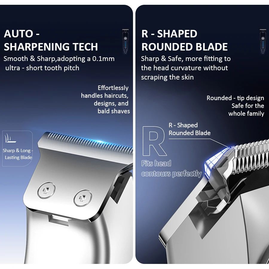 T-블레이드 헤어 클리퍼 미니 전기 트리머 2단 속도  - Beard Trimmer Cordless 리뷰 및 가격