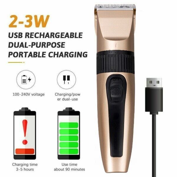 전문가용 무선 헤어 클리퍼 트리머 키트, 4개 부착물( - Beard Trimmer Cordless 리뷰 및 가격