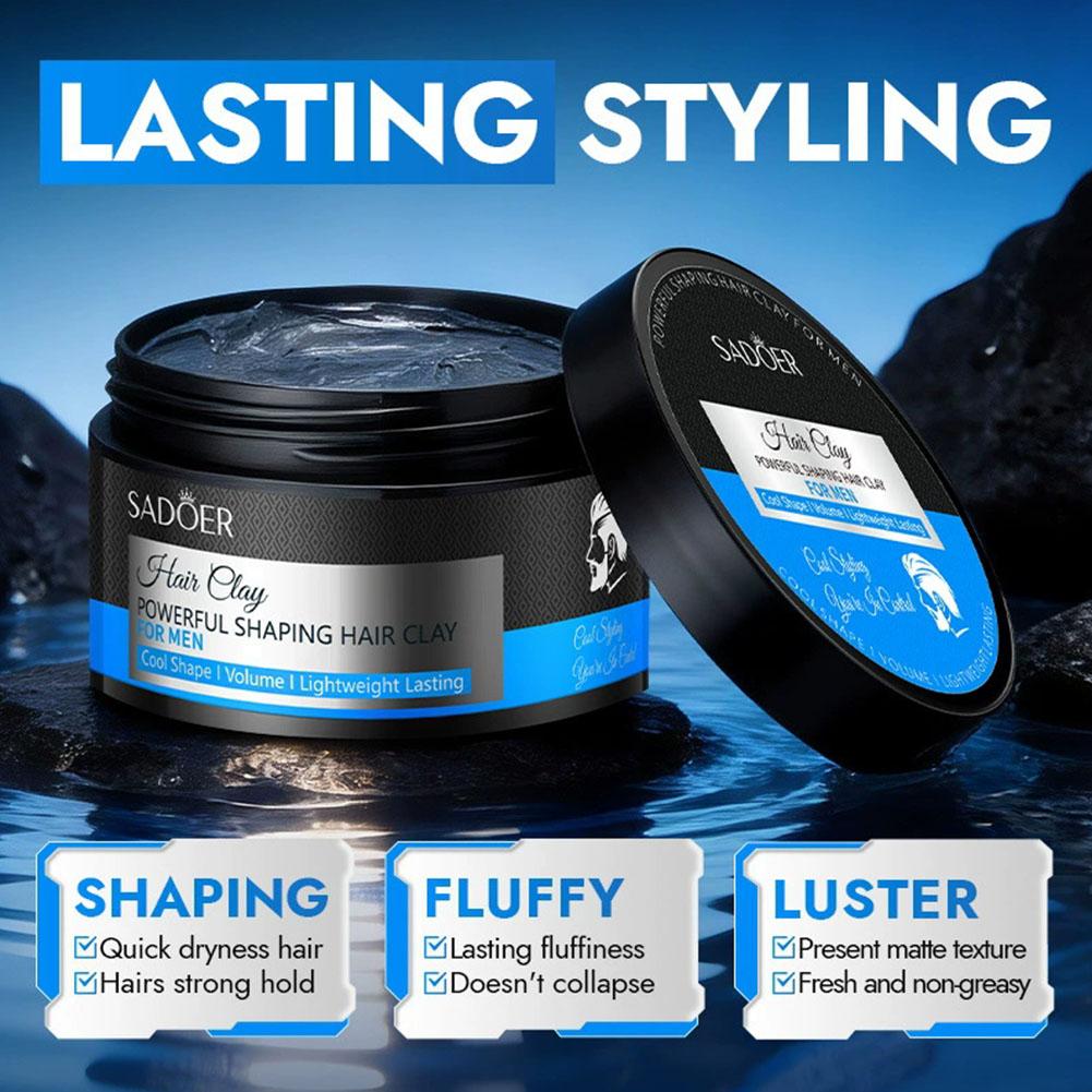 1/2/3개입 남성용 매트 헤어 클레이, 강력한 고정력 - Pomade Hair Clay 리뷰 및 가격