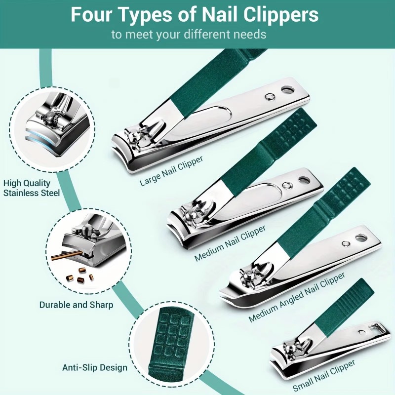 매니큐어 세트 네일 클리퍼 키트 전문 스테인리스 스틸  - Nail Care Kit Mens 리뷰 및 가격