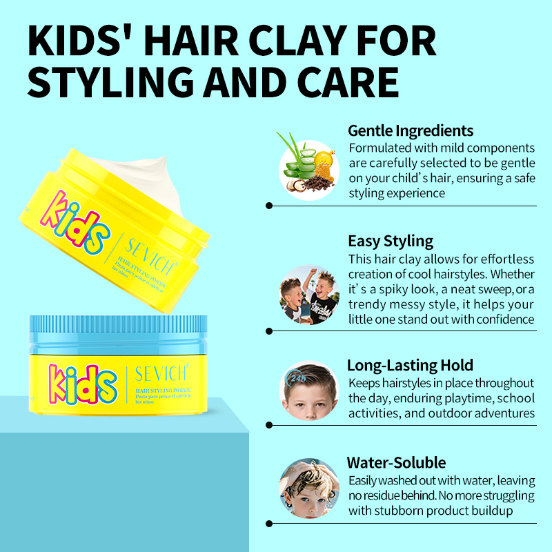 세비치 헬스 어린이 헤어 스타일링 클레이 성분 온화하고 - Pomade Hair Clay 리뷰 및 가격